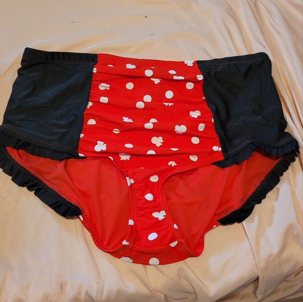 Disney Minnie Mouse size 3X plus size bikini bottoms, NWT